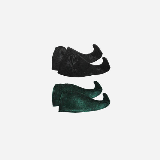 Paire de couvre-chaussures de lutin pointure adulte de déguisement