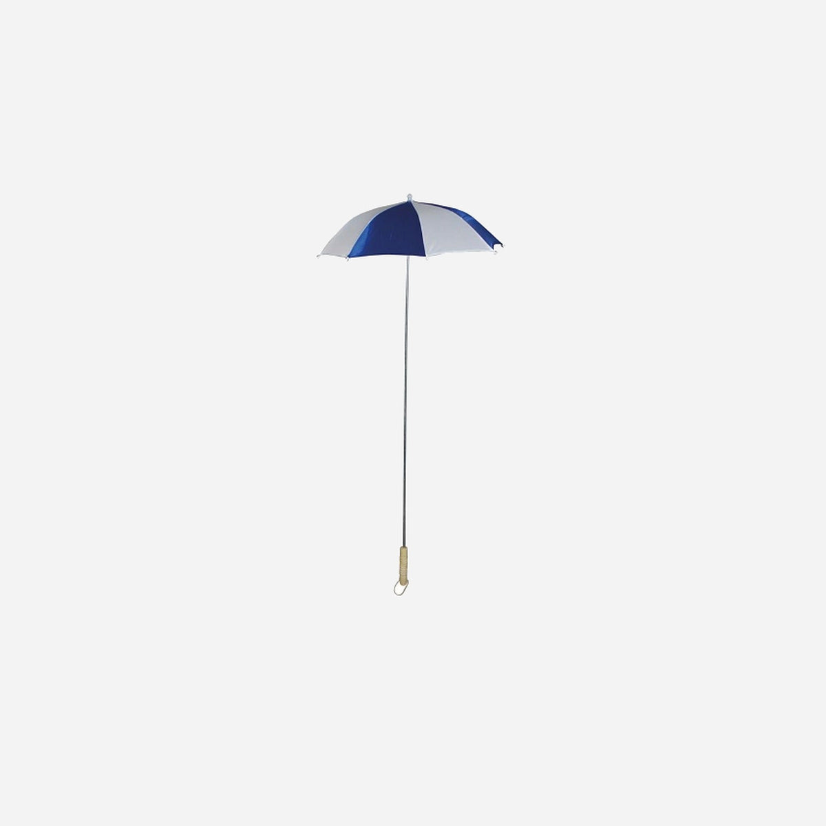 Parapluie clown bleu & blanc 1,05 m