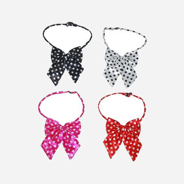 Noeud papillon à pois grand femme