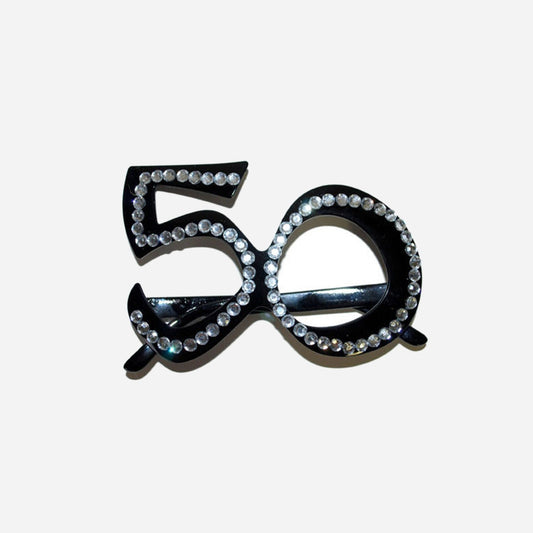 Lunettes avec strass 50 ans