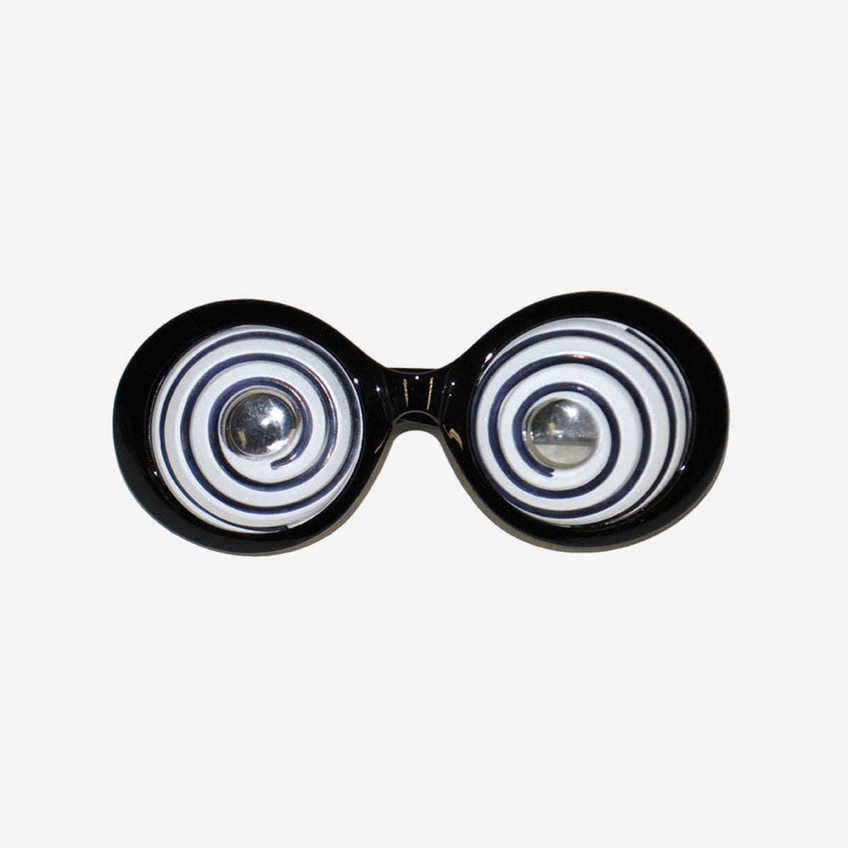 Lunettes gag spirales noir