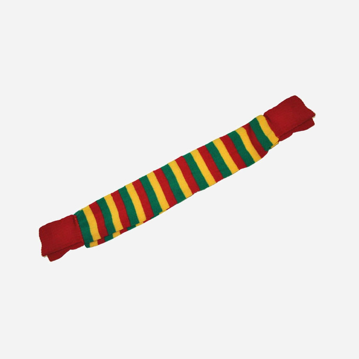 Paire de jambières clown rouge jaune vert