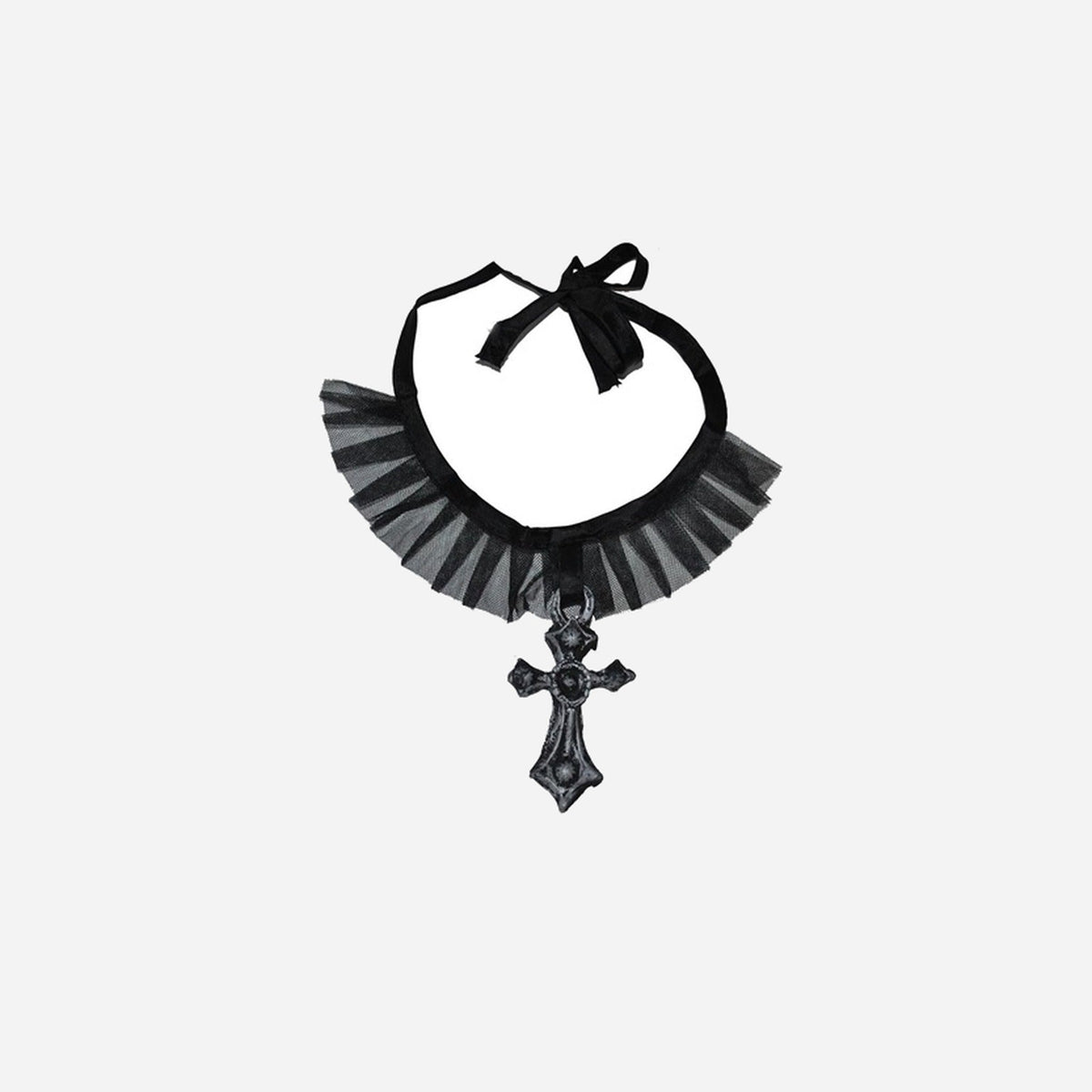Collier gothique de sorcière noir fantaisie