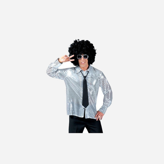 Chemise disco à sequins