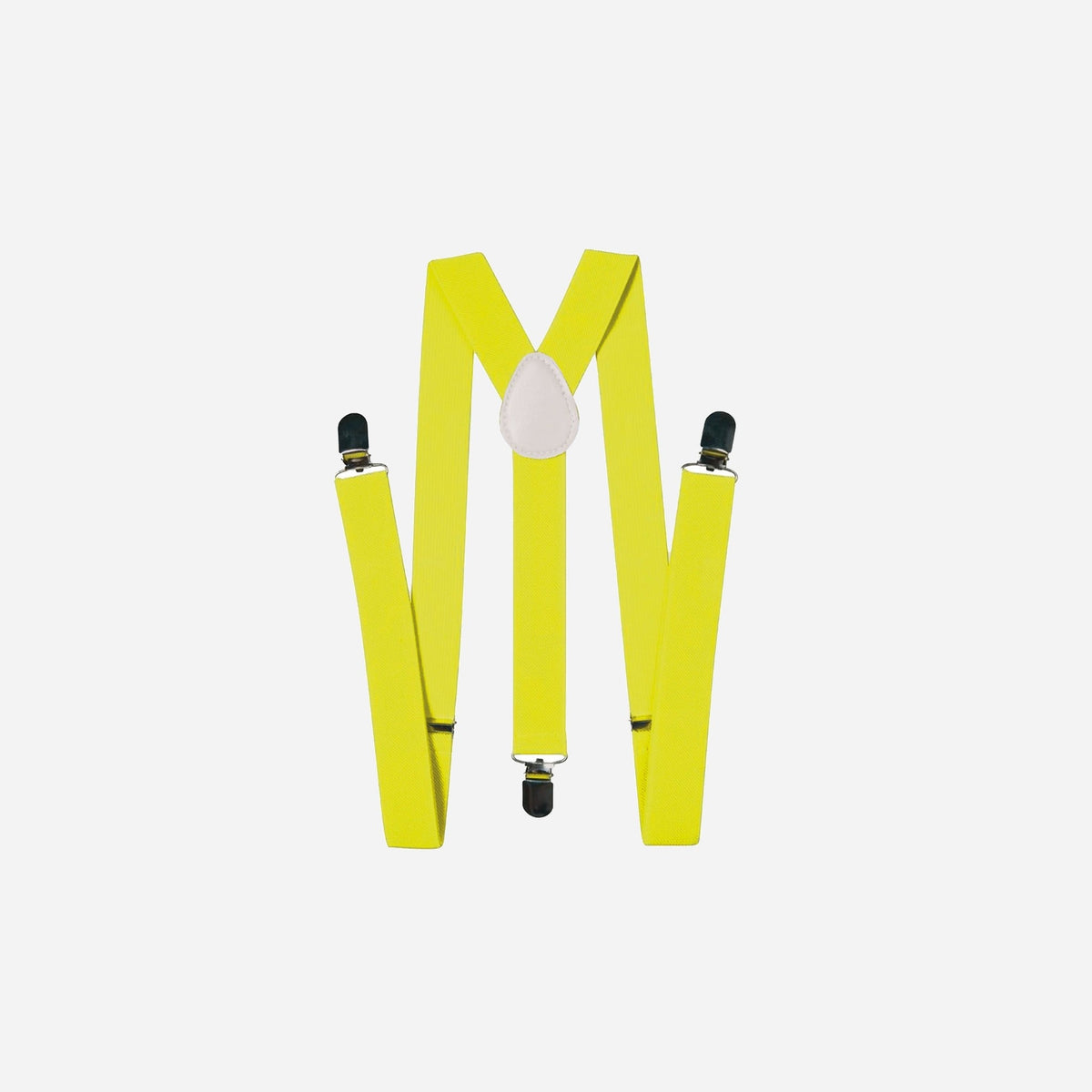 Bretelles fluo néon jaune
