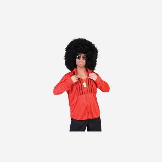 Chemise disco rouge