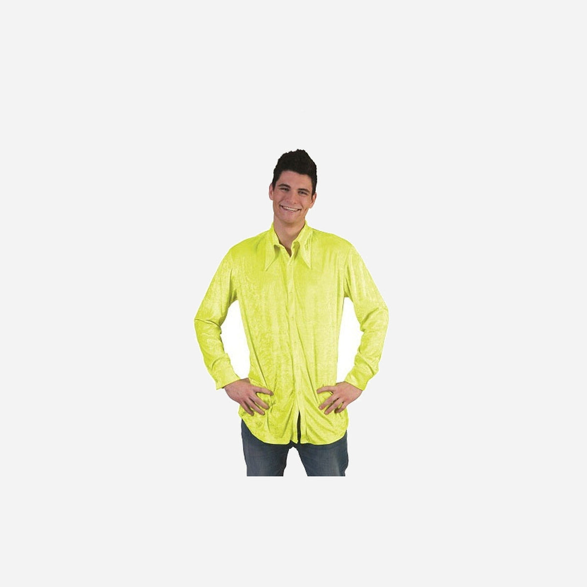 Chemise flashy jaune homme Taille M/L