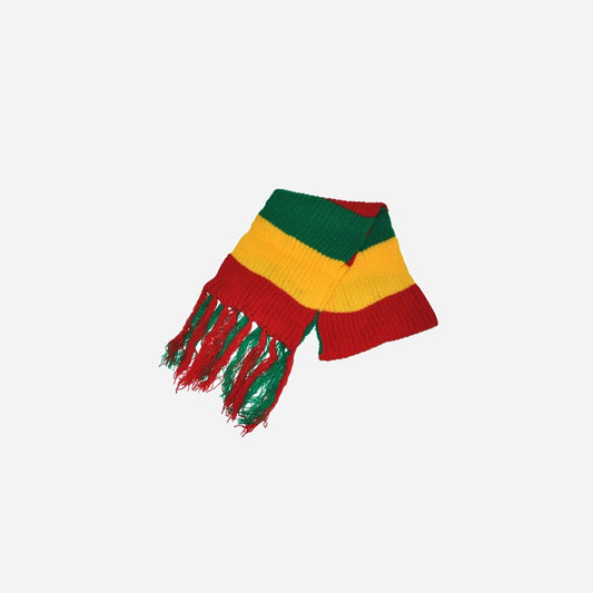 Écharpe de clown rouge jaune vert new 1m20