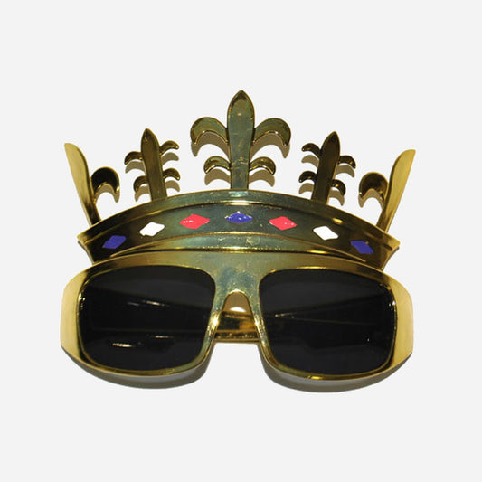 Lunettes couronne doré