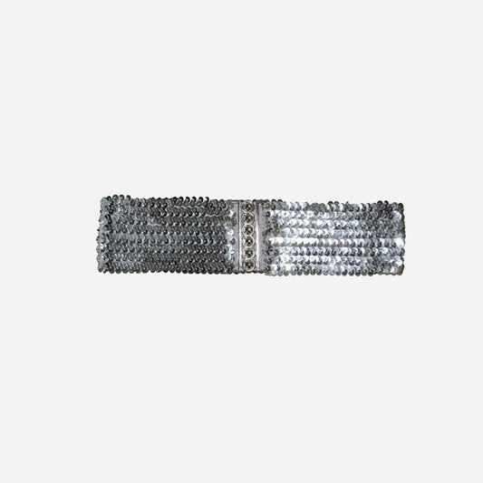 Ceinture élastique à sequins adulte