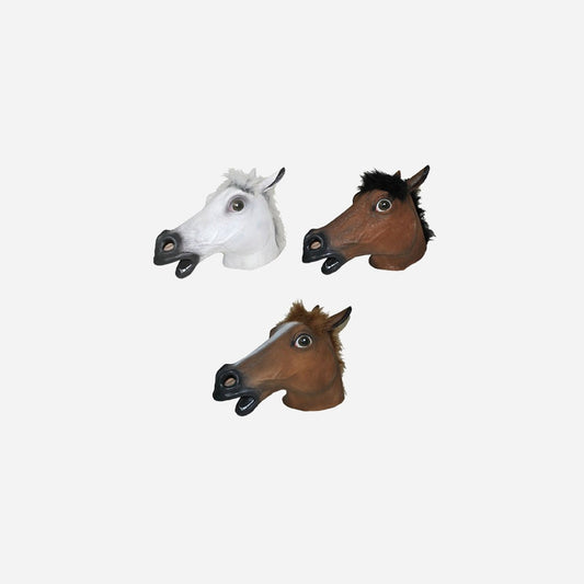 Masque latex tête de cheval
