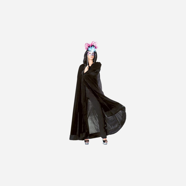 Cape velours noir femme/homme