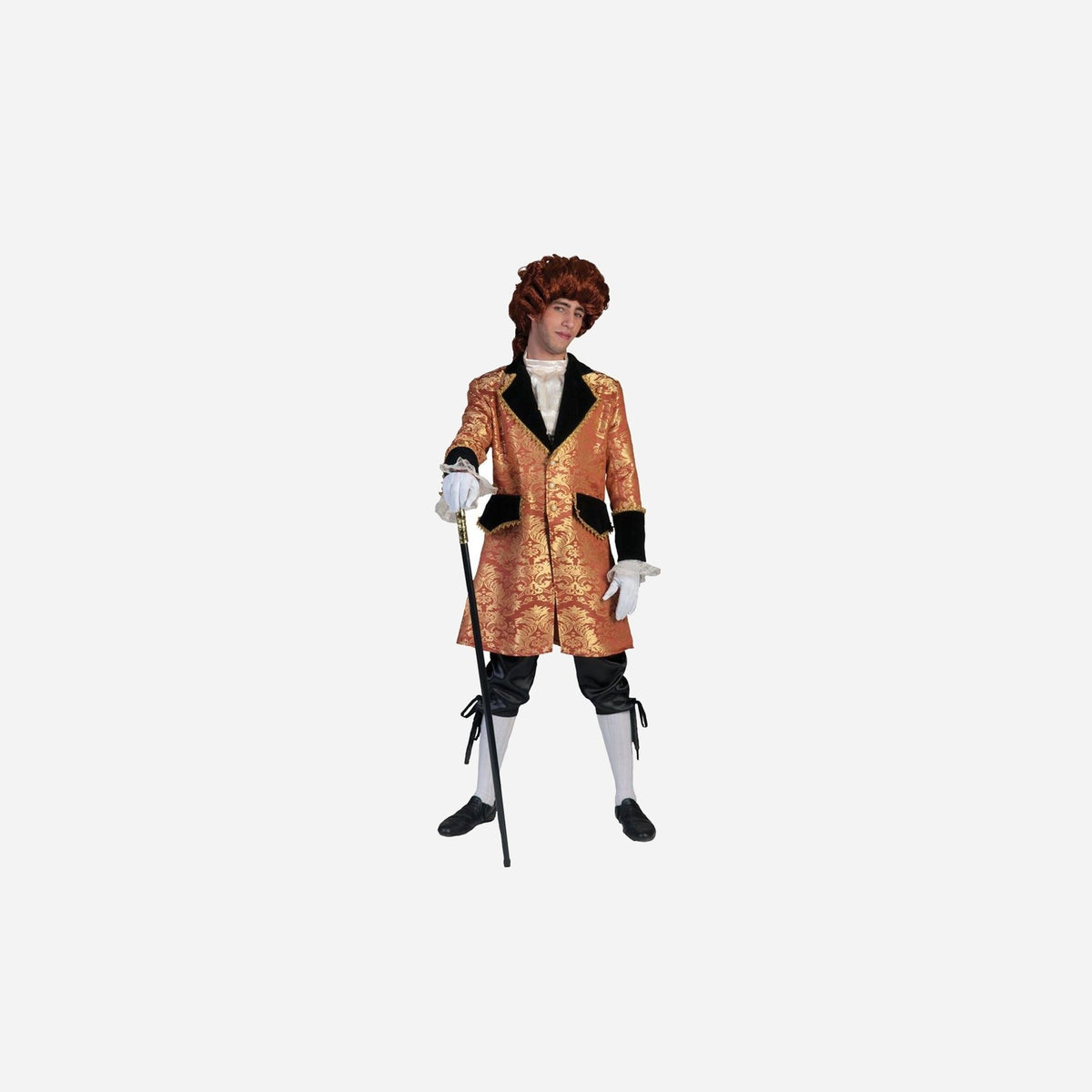 Déguisement baroque Ferdinand orange homme