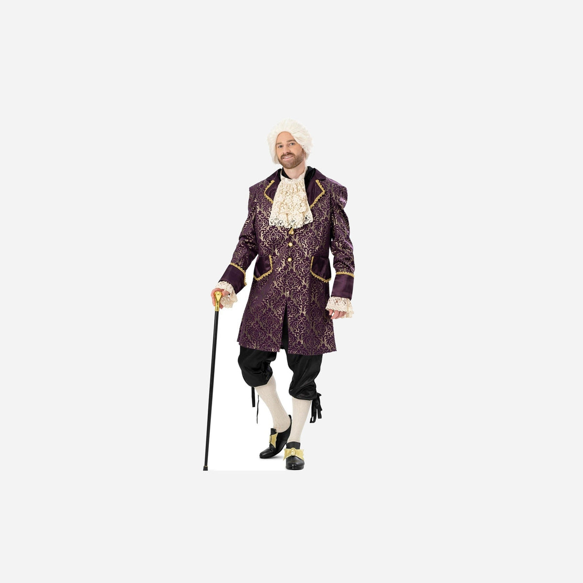 Déguisement baroque Bentley violet 3 pièces homme