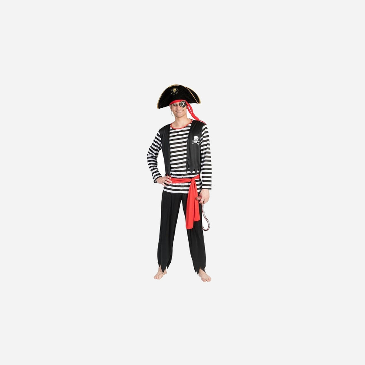 Déguisement pirate "Pat" 4 pièces homme