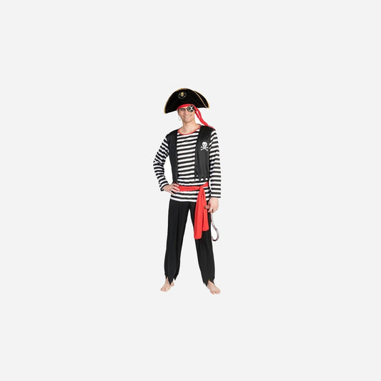 Déguisement pirate "Pat" 4 pièces homme