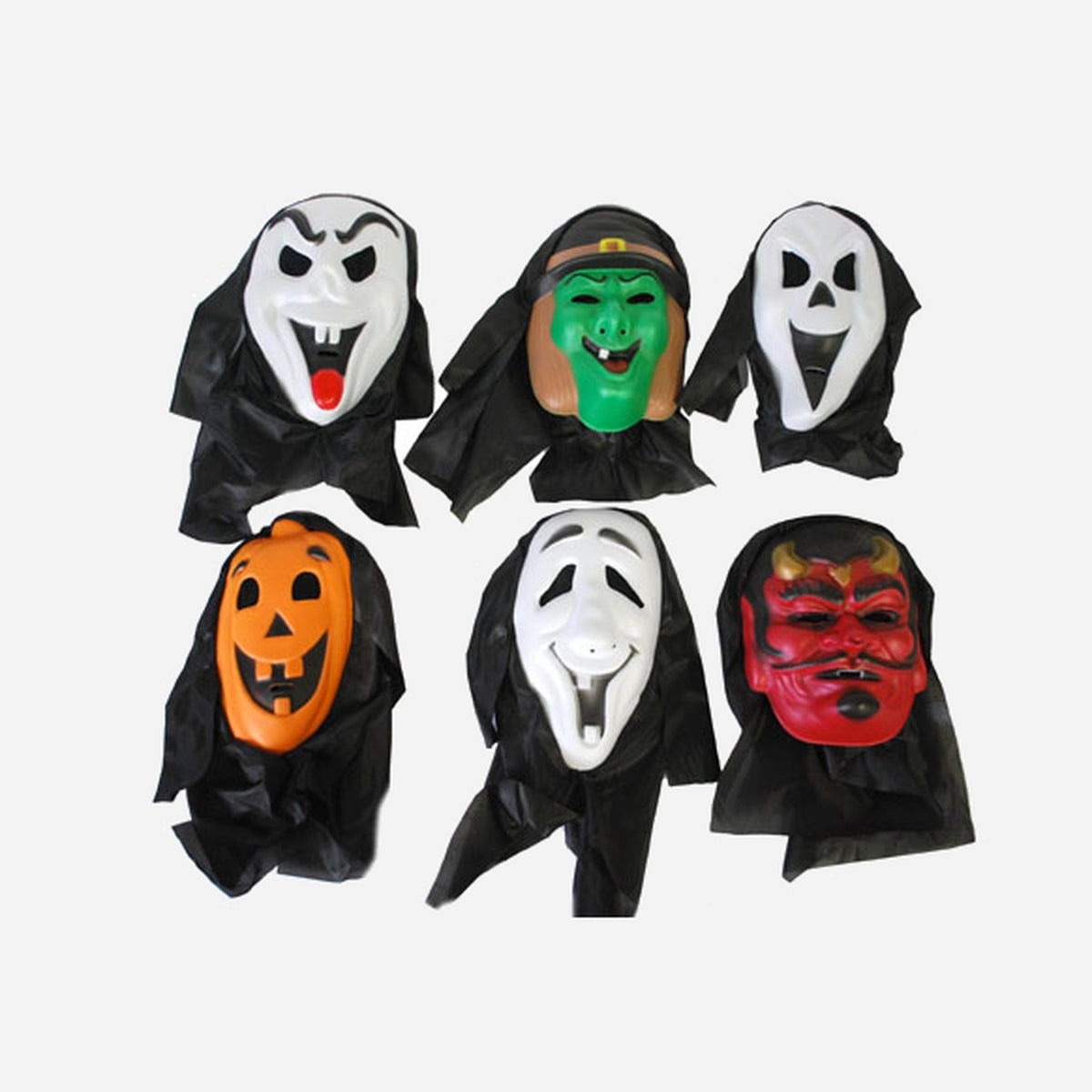 Masque Halloween avec cagoule