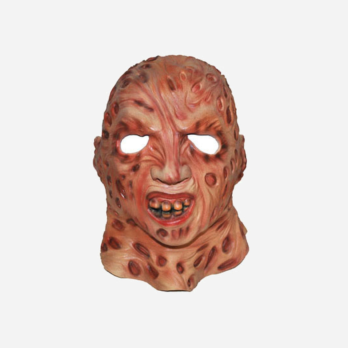 Masque latex de zombie brulé