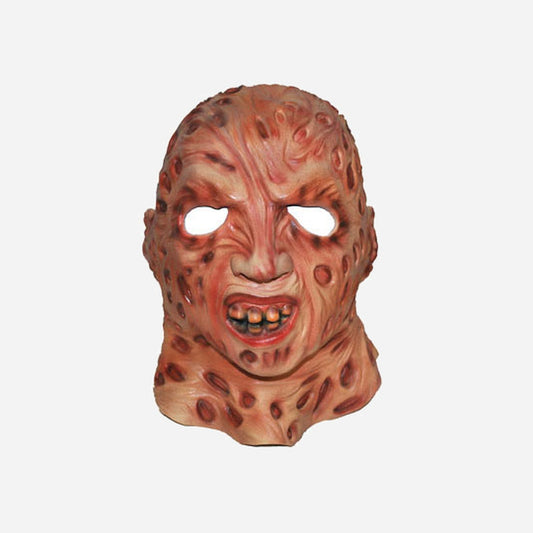 Masque latex de zombie brulé