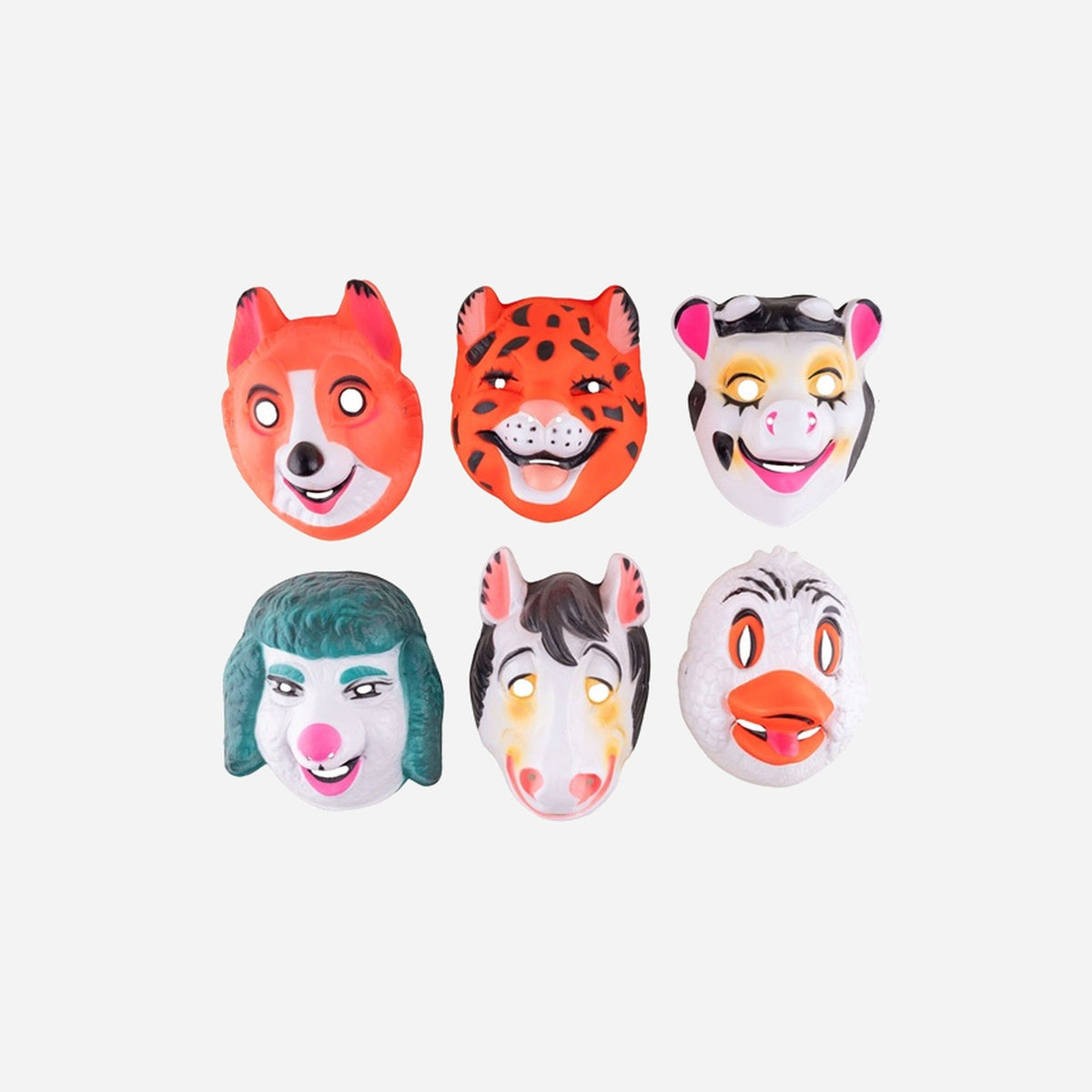 Masque coque animaux enfant mix-4
