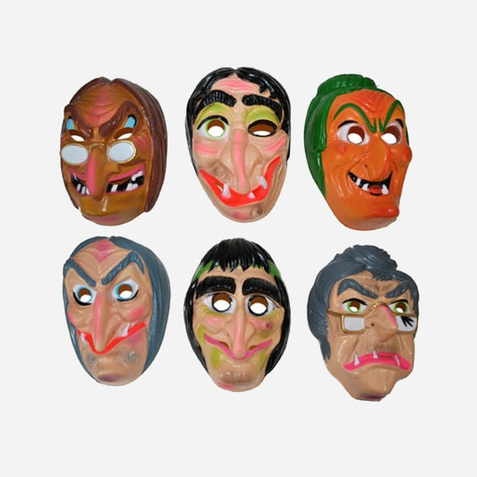 Masque coque sorcière assorti