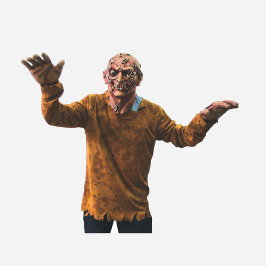 Masque latex + déguisement de Zombie