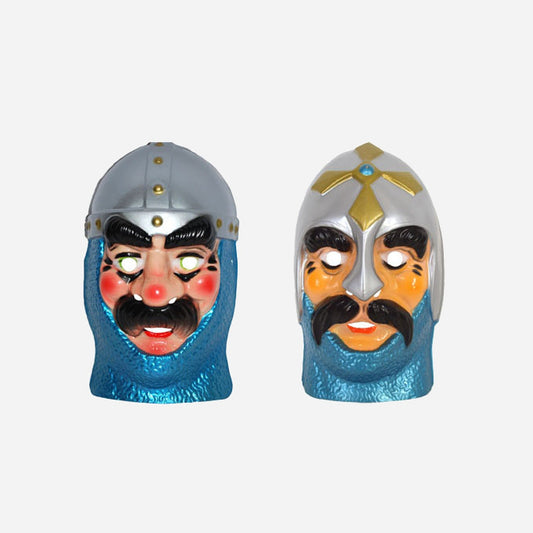 Masque de chevalier assorti