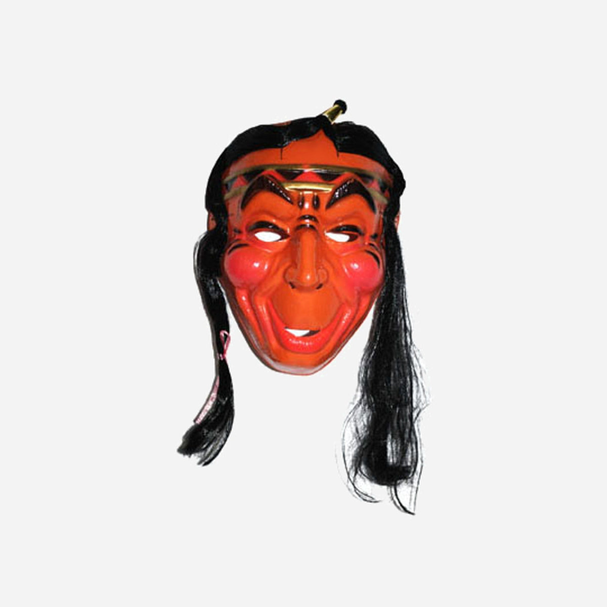 Masque indien avec cheveux