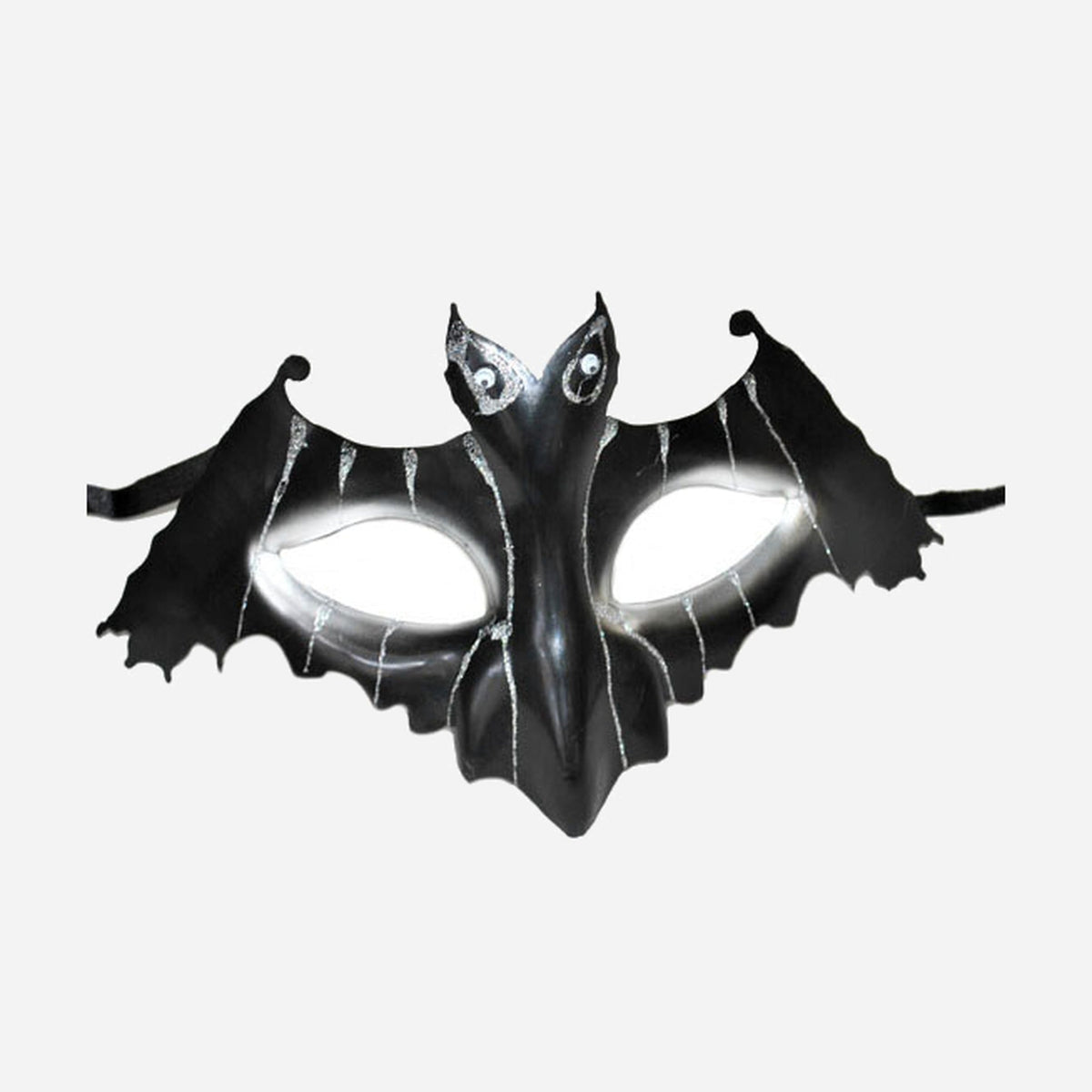 Masque loup vampire noir