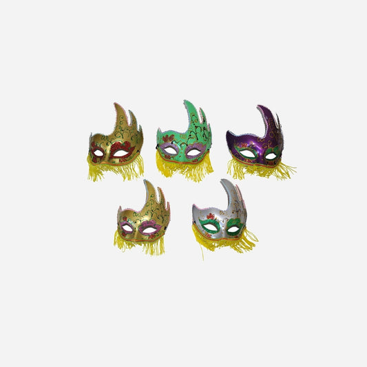 Masque avec houpe & franges