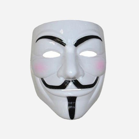 Masque anonyme N&B