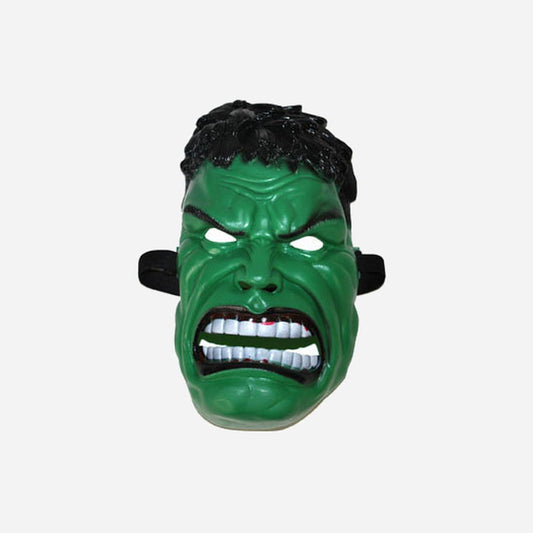 Masque monstre en colère vert