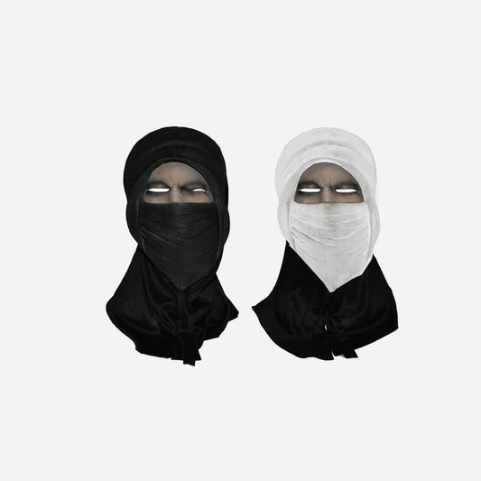 Masque en latex ninja assorti