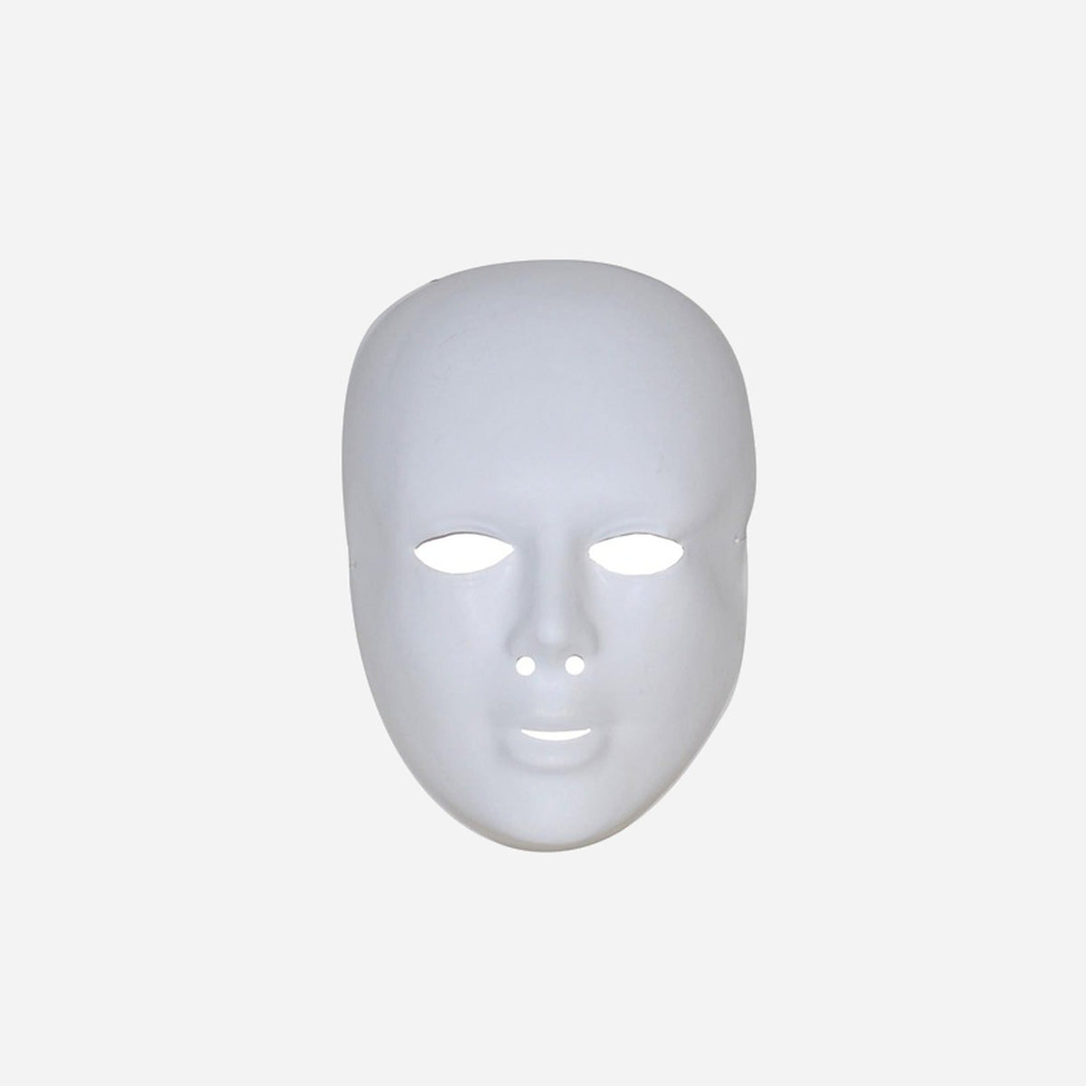 Masque coque à peindre visage blanc 5