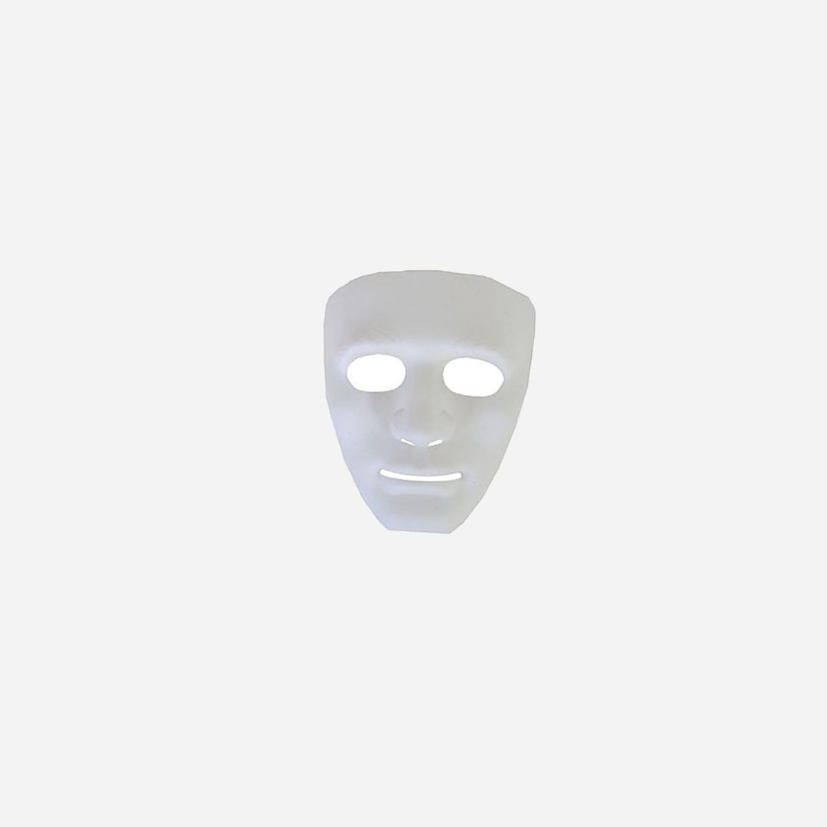 Masque coque à peindre visage blanc 6