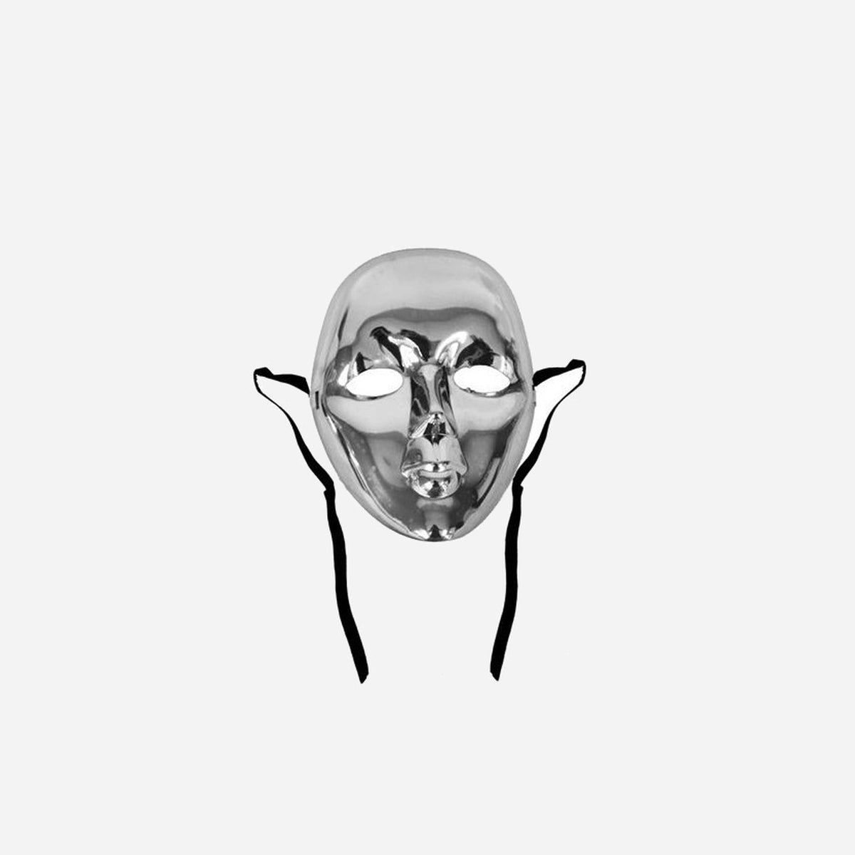 Masque coque visage métallisé