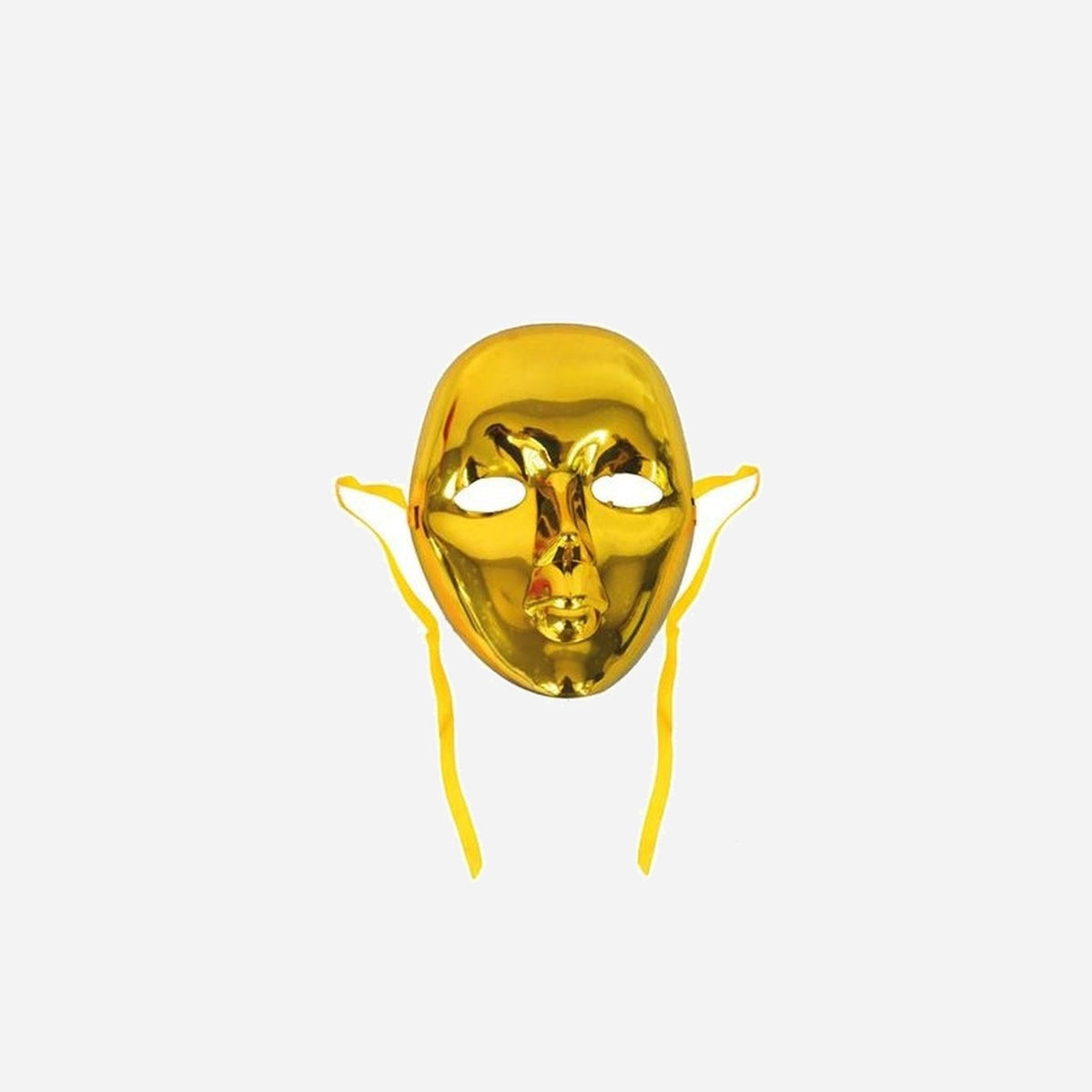 Masque coque visage métallisé