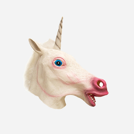 Masque latex licorne