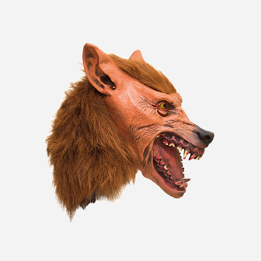 Masque latex loup d'horreur