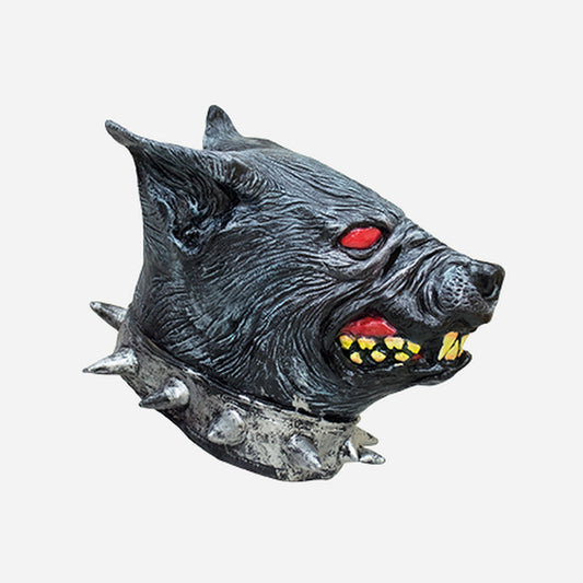 Masque latex chien de l'enfer