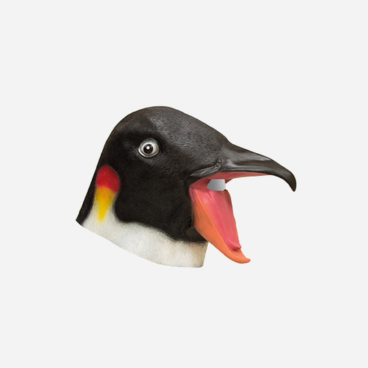 Masque latex pingouin