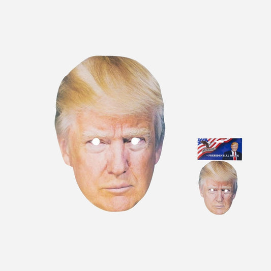 Masque carton Donald Trump 25 × 18 cm