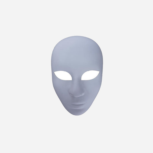 Masque coque visage blanc adulte