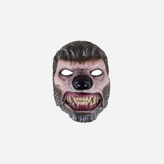 Masque coque de loup-garou avec machoire articulée