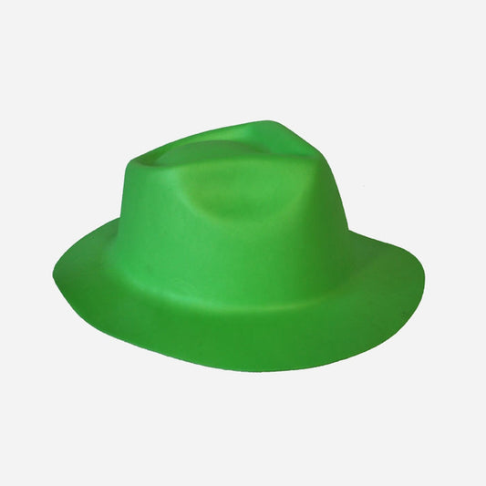 Chapeau trilby en plastique EVA vert