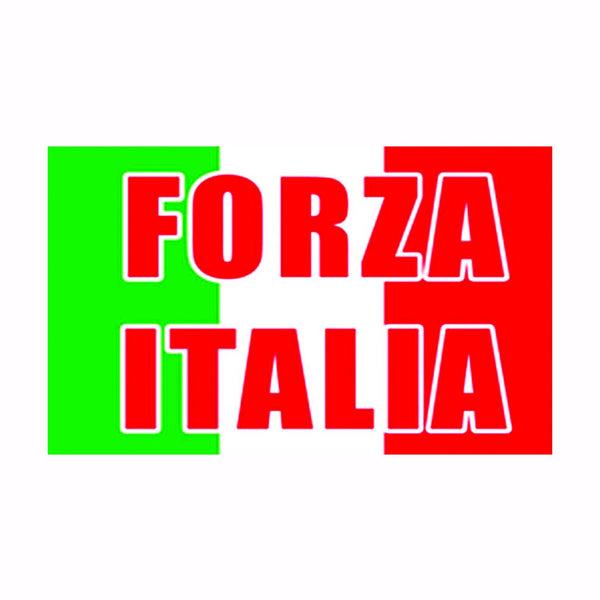 Drapeau "forza Italia" 70 × 90 cm