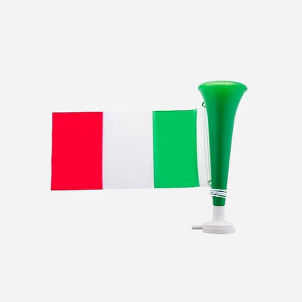 Trompette avec drapeau italie