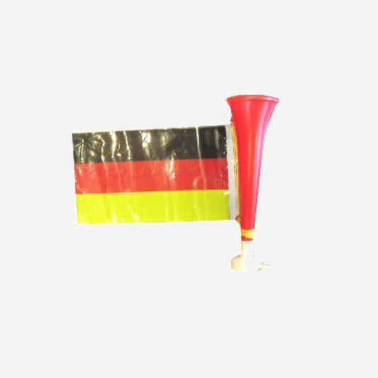 Trompette avec drapeau allemagne 29 cm
