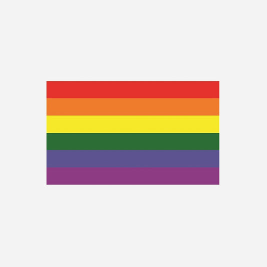 Drapeau Love Parade arc en ciel 90 × 150 cm