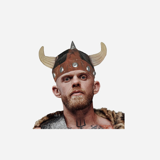 Casque viking gaulois en latex adulte 20 cm
